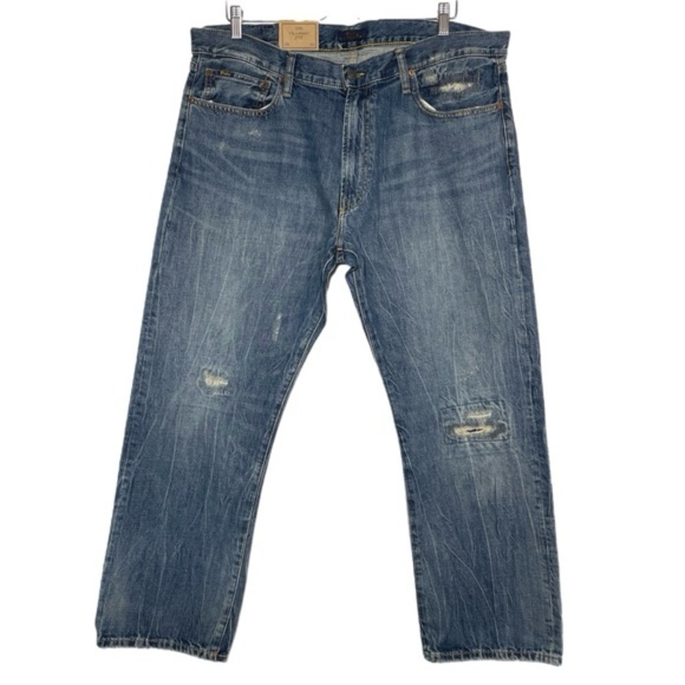 Polo Ralph Lauren Classic Fit Patch Jeans Sz 38x30